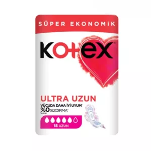 پد بهداشتی بانوان kotex مدل ULTRA UZUN سایز بزرگ بلند
