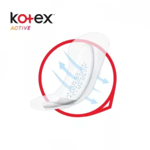 پد بهداشتی بانوان kotex مدل ACTIVE تحرک زیاد و ورزش
