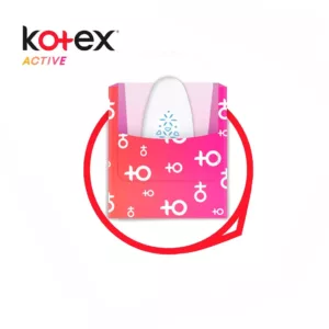 پد بهداشتی بانوان kotex مدل ACTIVE تحرک زیاد و ورزش