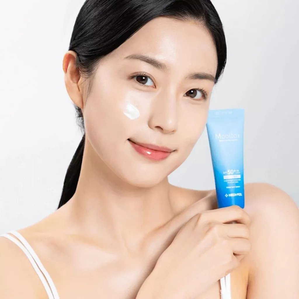 سرم ضد آفتاب مدی پیل spf50 ضد چروک و آبرسان