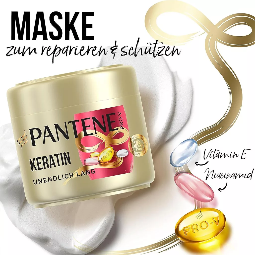 ماسک مو پنتن ویتامینه افزایش رشد قدی سری KERATIN