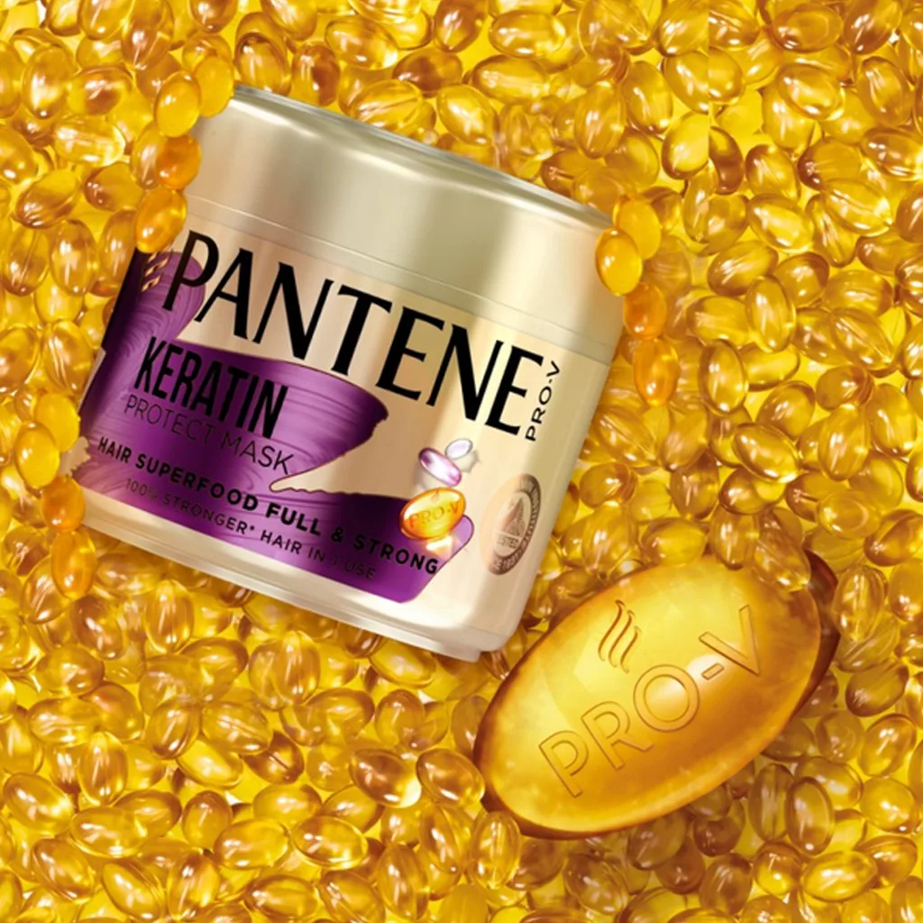 ماسک مو پنتن تقویت کننده و سوپر فود سری KERATIN