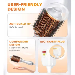 برس حرارتی حجم دهنده شیگلم volumizing