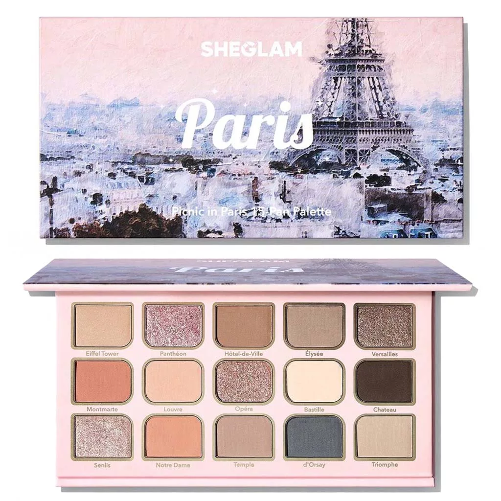 پالت سایه 15 رنگ شیگلم پاریس picnic in paris