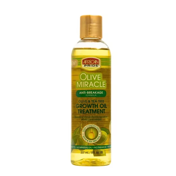 روغن مو افریکن پراید درمانی ترمیم کننده Olive & Tea tree