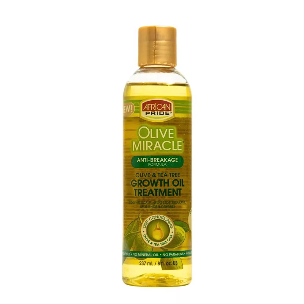 روغن مو افریکن پراید درمانی ترمیم کننده Olive & Tea tree