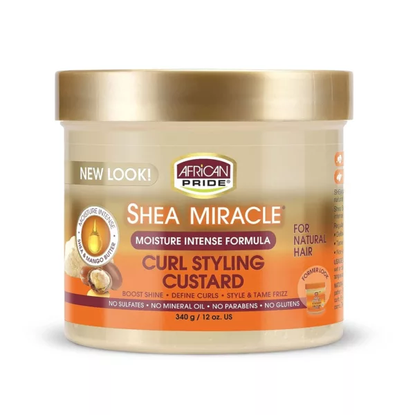کاستارد ژل استایل افریکن پراید Shea Miracle کاستارد ژل استایل افریکن پراید Shea Miracle