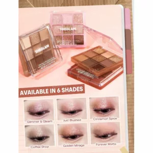 پالت سایه شیگلم گلیمر Glimmer & Gleam