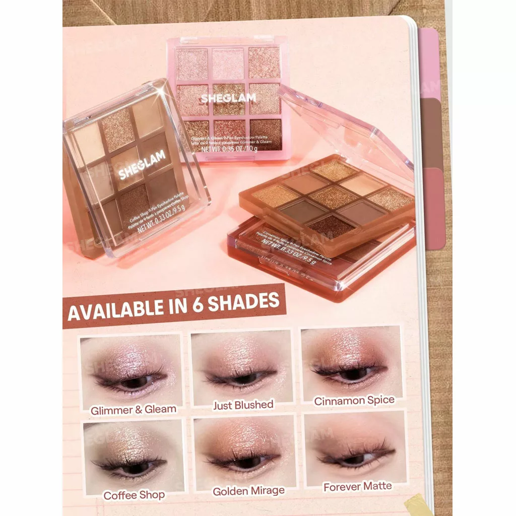پالت سایه شیگلم گلیمر Glimmer & Gleam