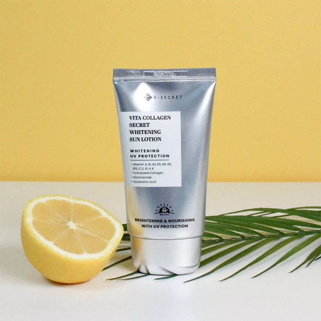 ضدآفتاب ویتا کلاژن کی سکرت روشن کننده پوست k-secret