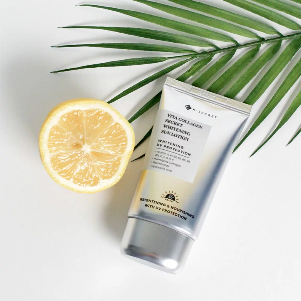 ضدآفتاب ویتا کلاژن کی سکرت روشن کننده پوست k-secret