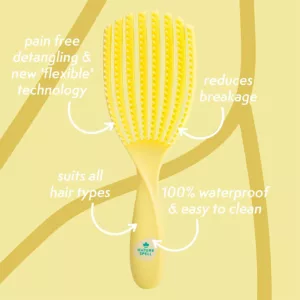 برس مو نیچر اسپل زرد FLEXIFLOW DETANGLER