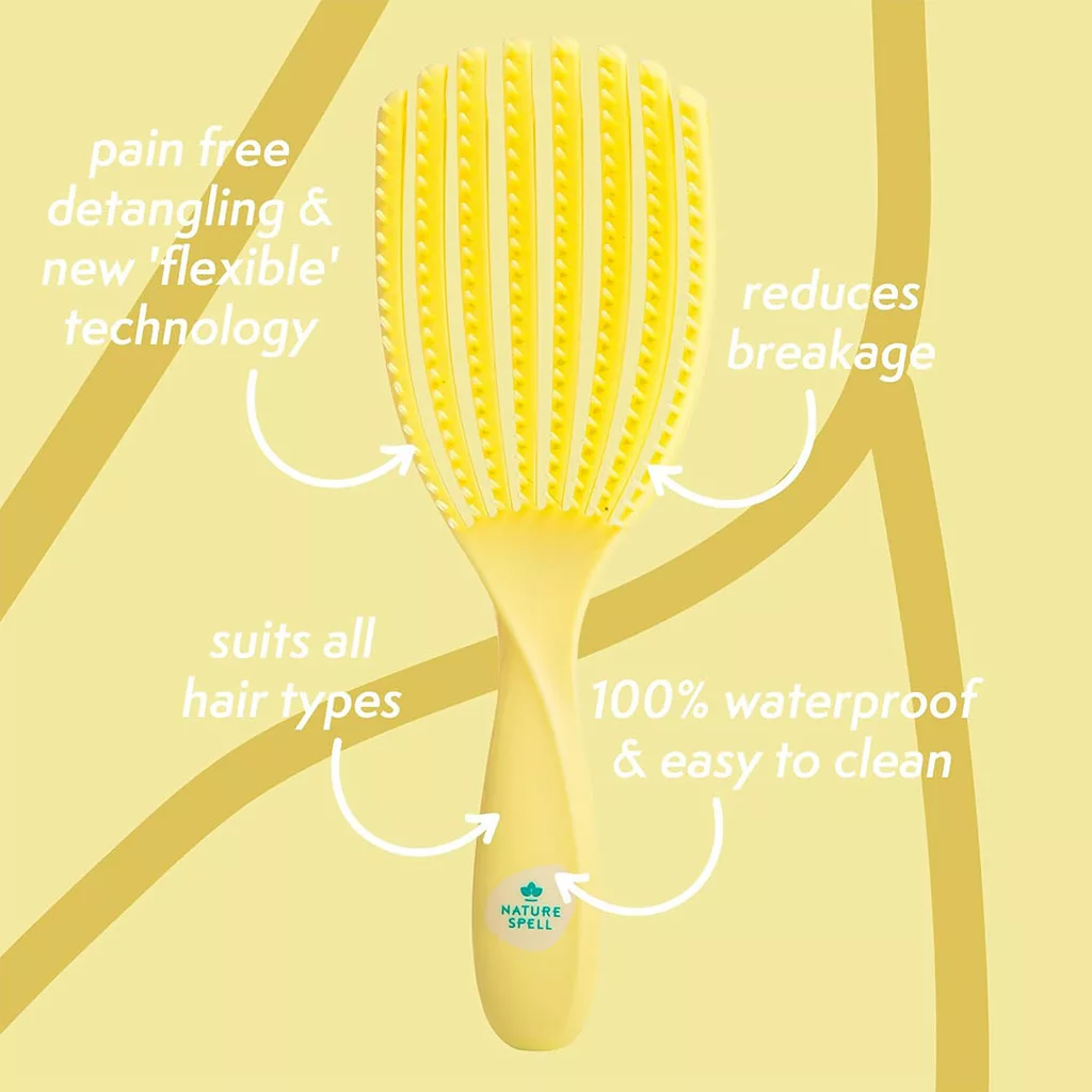 برس مو نیچر اسپل زرد FLEXIFLOW DETANGLER
