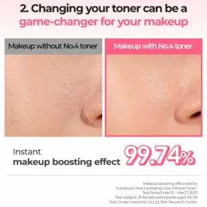 تونر 4 نامبوزین آبرسان Hydrating glow mineral