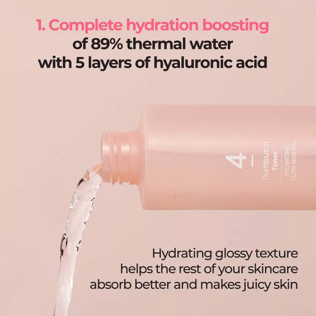 تونر 4 نامبوزین آبرسان Hydrating glow mineral