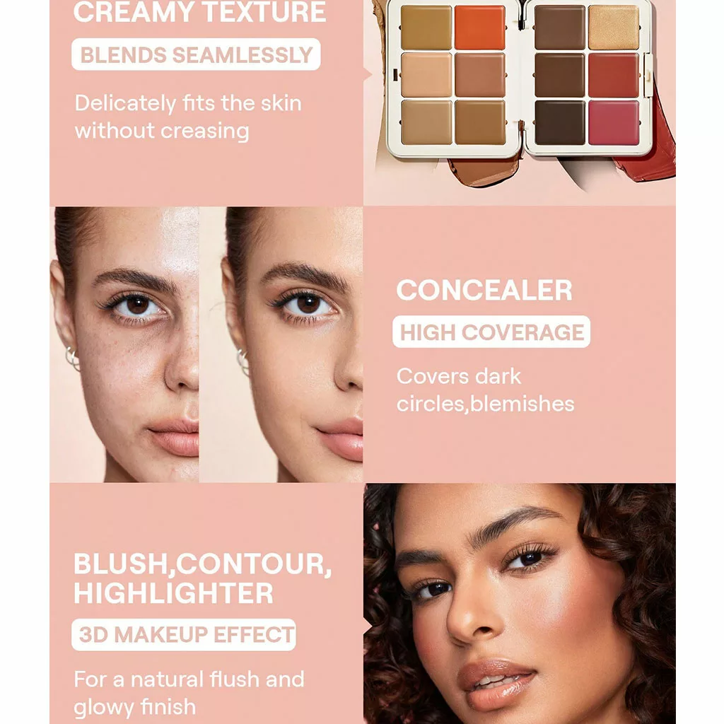 پالت چند منظوره شیگلم 12 رنگ MOCHA SCULPT