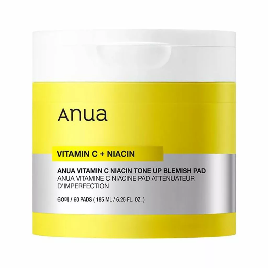 پد تونر ضد جوش آنوا ویتامین سی + نیاسین تون آپ