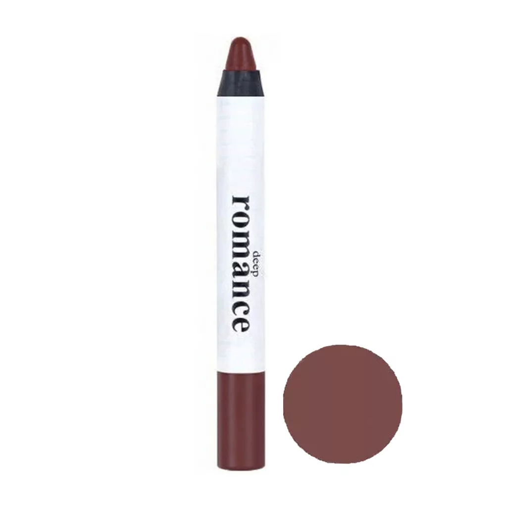 رژ لب مدادی مات و بادوام دیپ رمنس