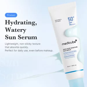ضدآفتاب منافذ مدی کیوب زیرو مویسچر Zero pore