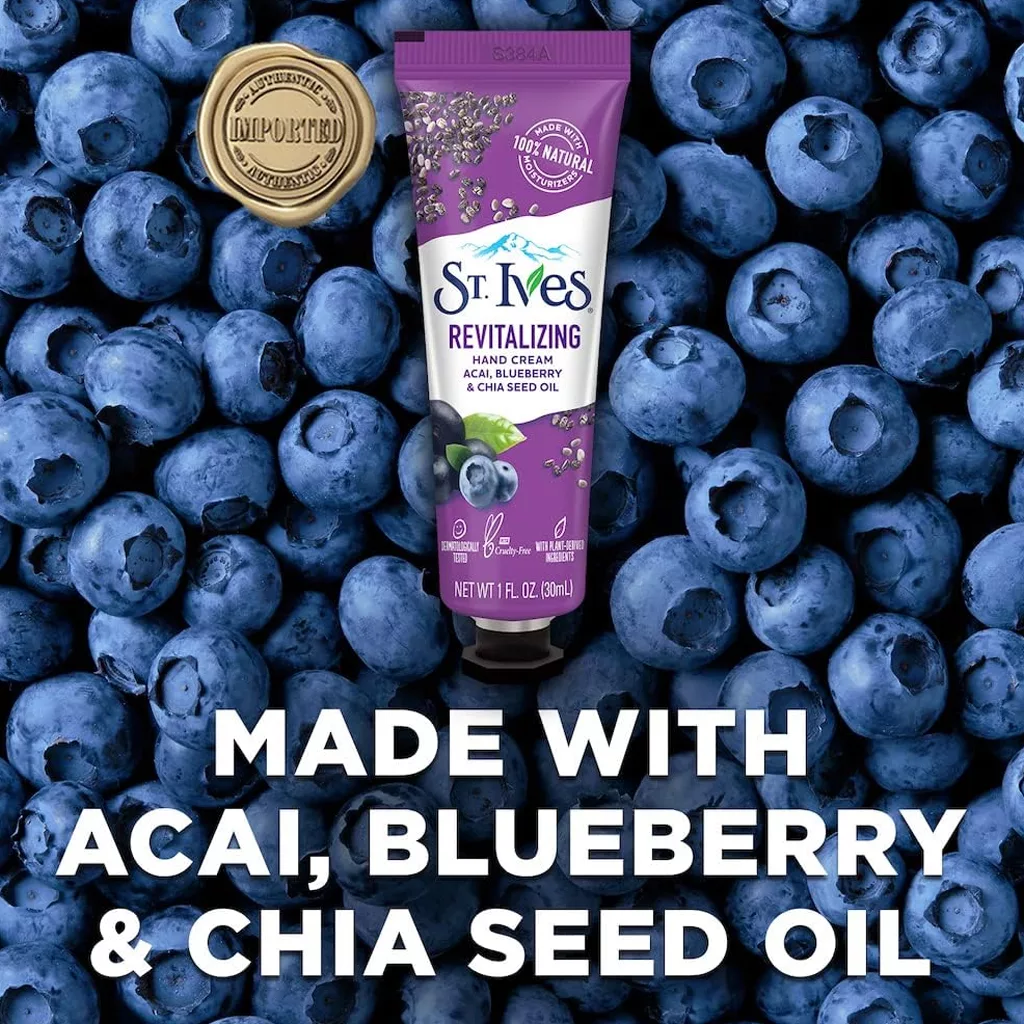 کرم دست سنت ایوز بلو بری آکای بری دانه چیا REVITALIZING