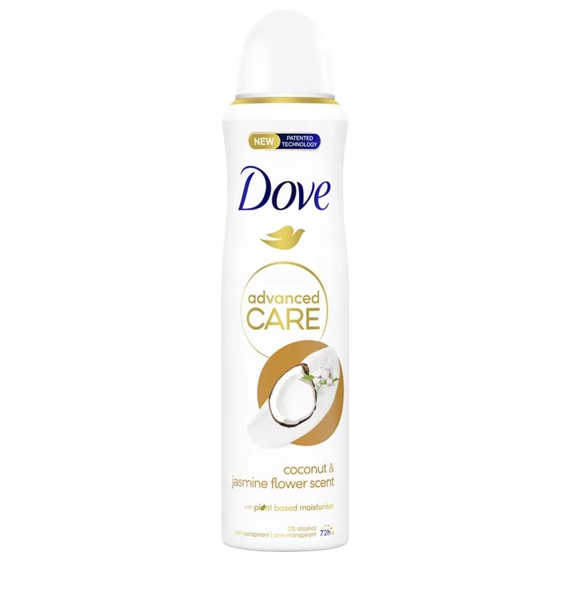 اسپری بدن 48 ساعته داو dove زنانه رایحه نارگیل جزمین