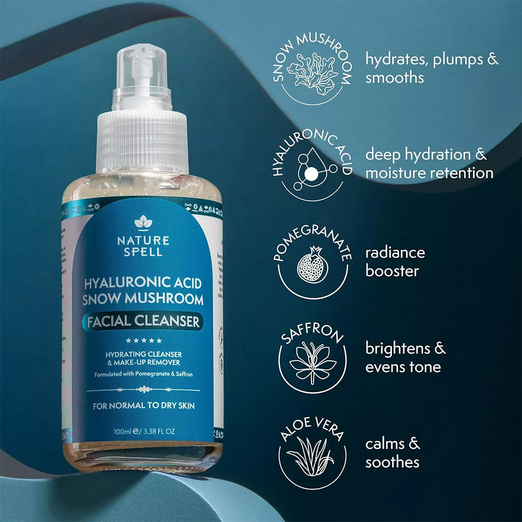شوینده صورت نیچر اسپل نرمال تا خشک Snow mashroom