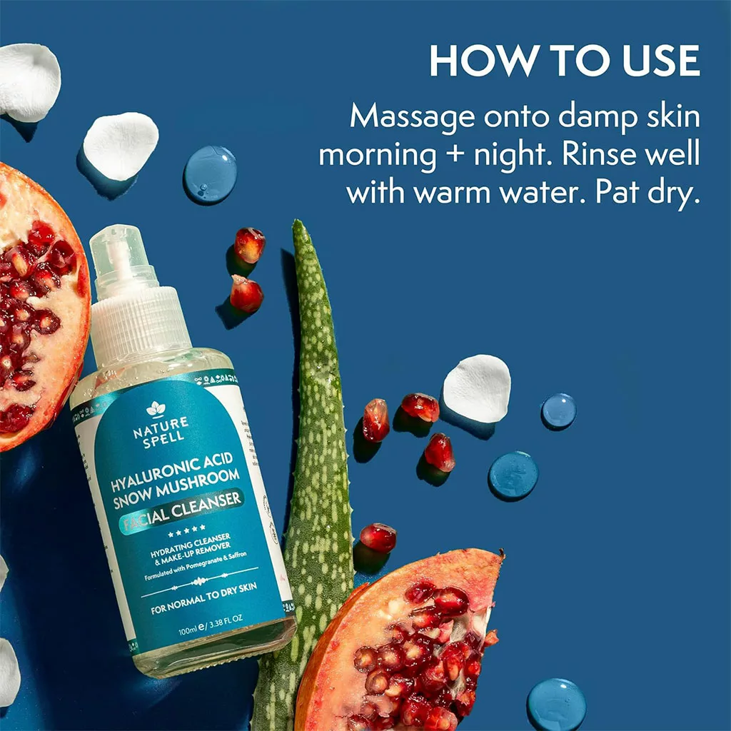 شوینده صورت نیچر اسپل نرمال تا خشک Snow mashroom