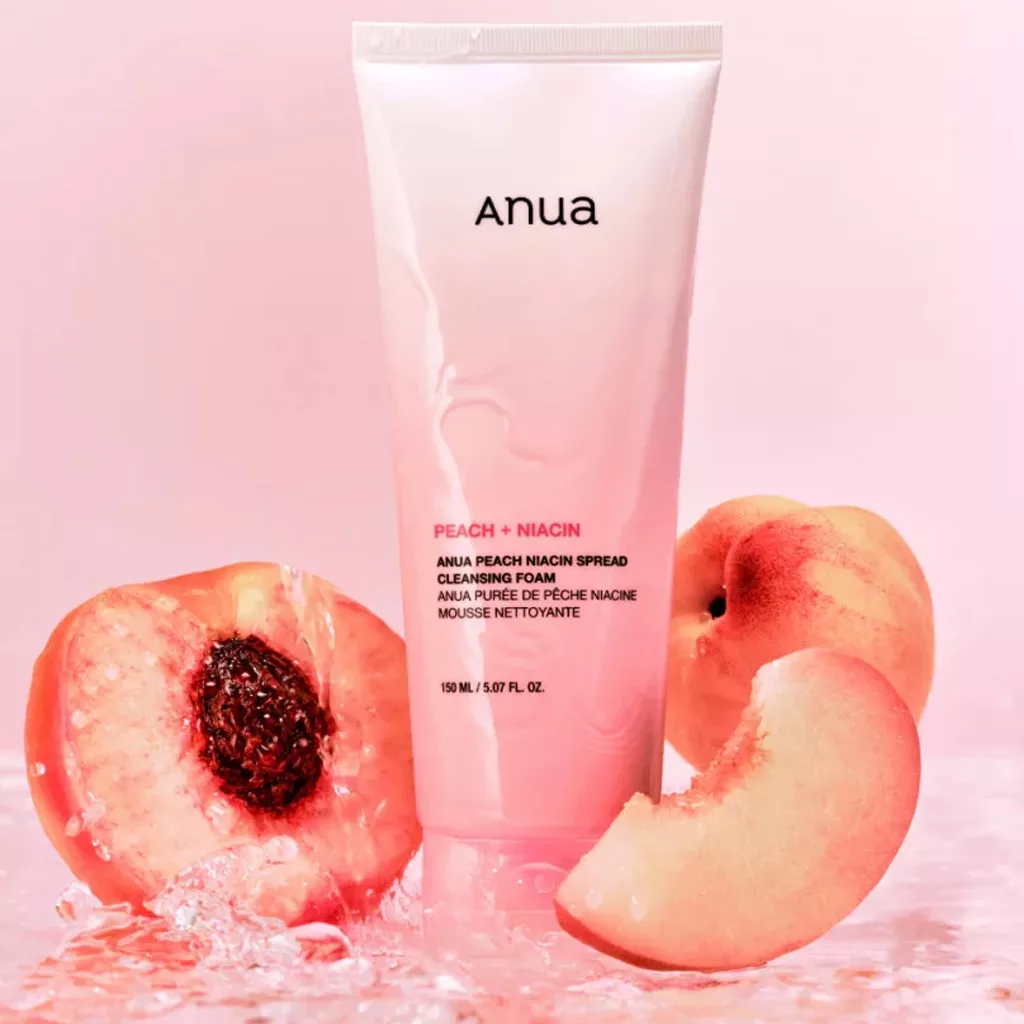 فوم پاک کننده هلو نیاسین آنوا Cleaning Foam