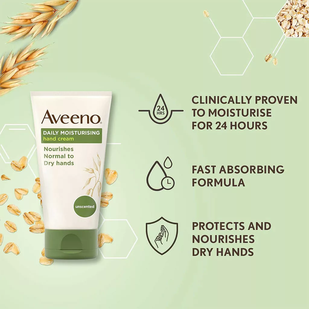 کرم دست اوینو مرطوب کننده پوست حساس نرمال تا خشک جو دو سر