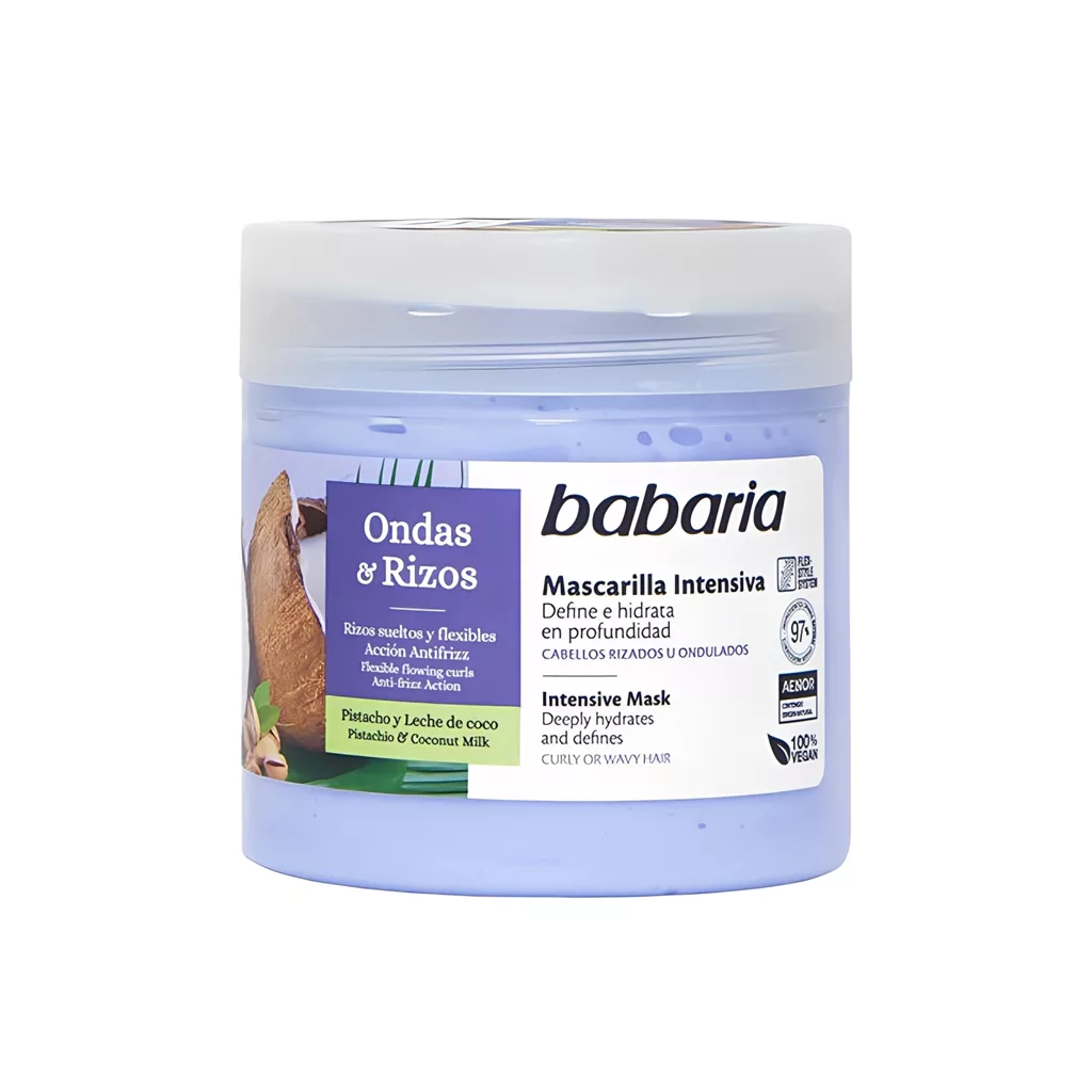 ماسک مو فر پسته و شیر نارگیل باباریا