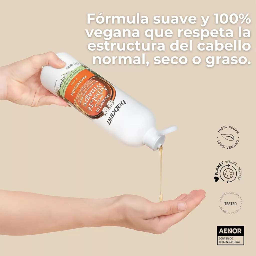 شامپو سرکه و روغن درخت چای باباریا پاکسازی کننده قوی