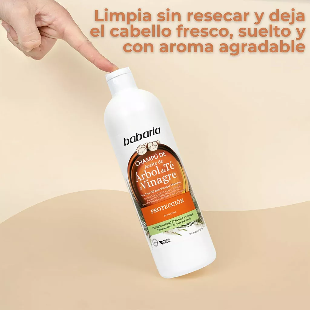 شامپو سرکه و روغن درخت چای باباریا پاکسازی کننده قوی
