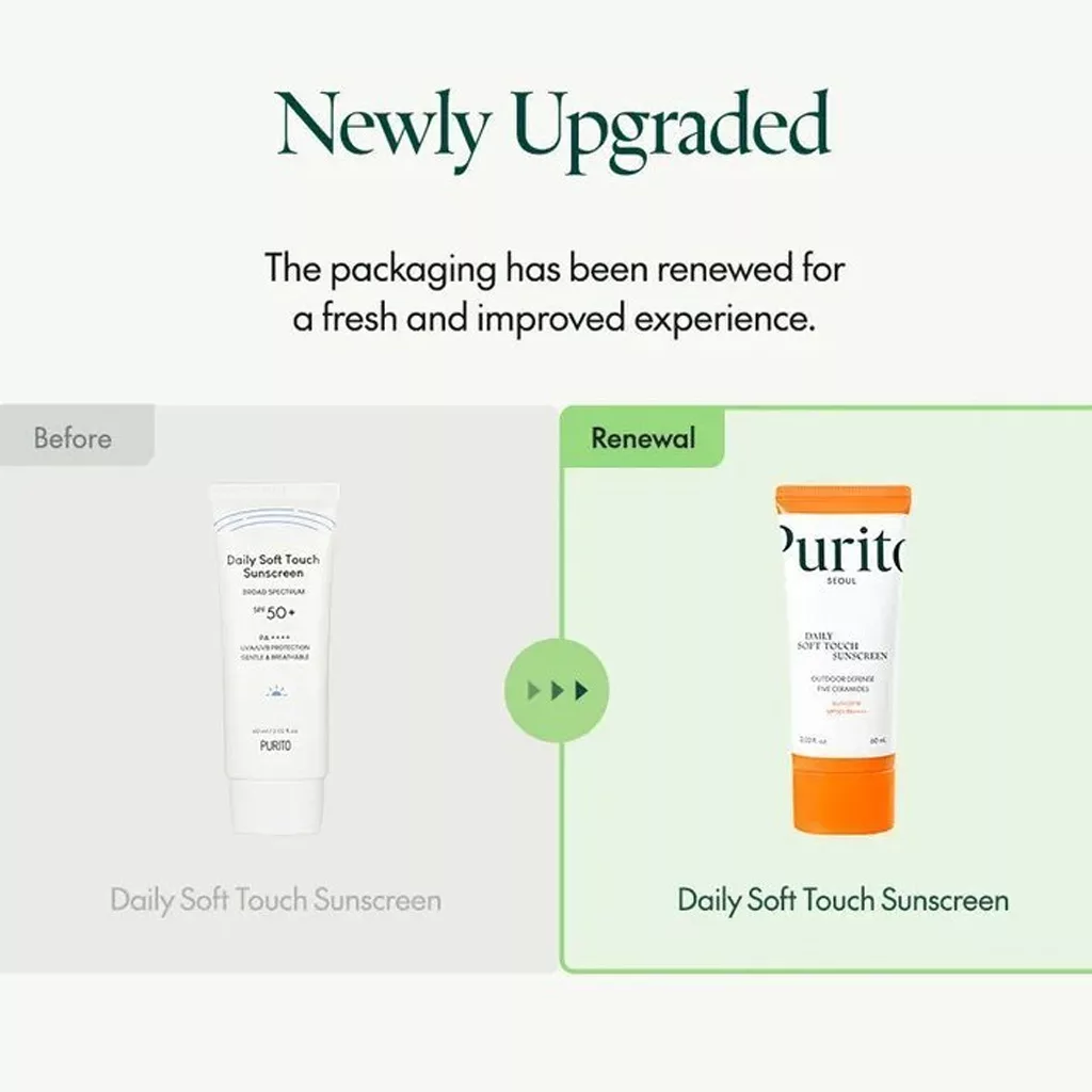 ضدآفتاب پیوریتو حاوی5 نوع سرامید Daily