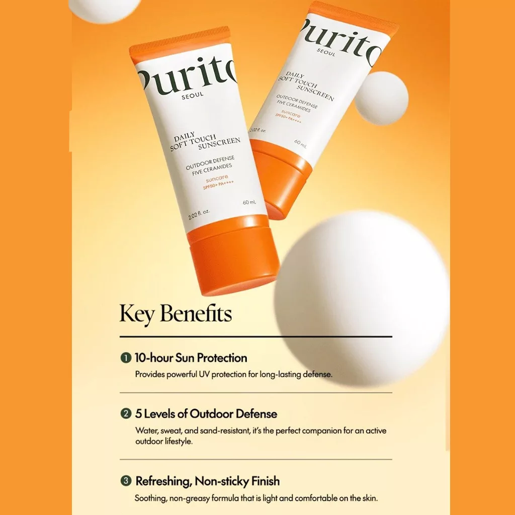 ضدآفتاب پیوریتو حاوی5 نوع سرامید Daily