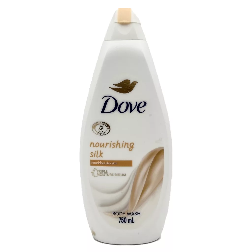 شامپو بدن مغذی پوست خشک داو مدل nourishing silk