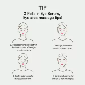 دور چشم رولی فارم استی رتینول و کلاژن