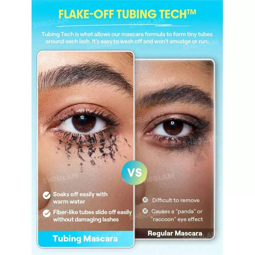 ریمل حجم دهنده شیگلم آبی FLAKE-OFF TUBING TECH