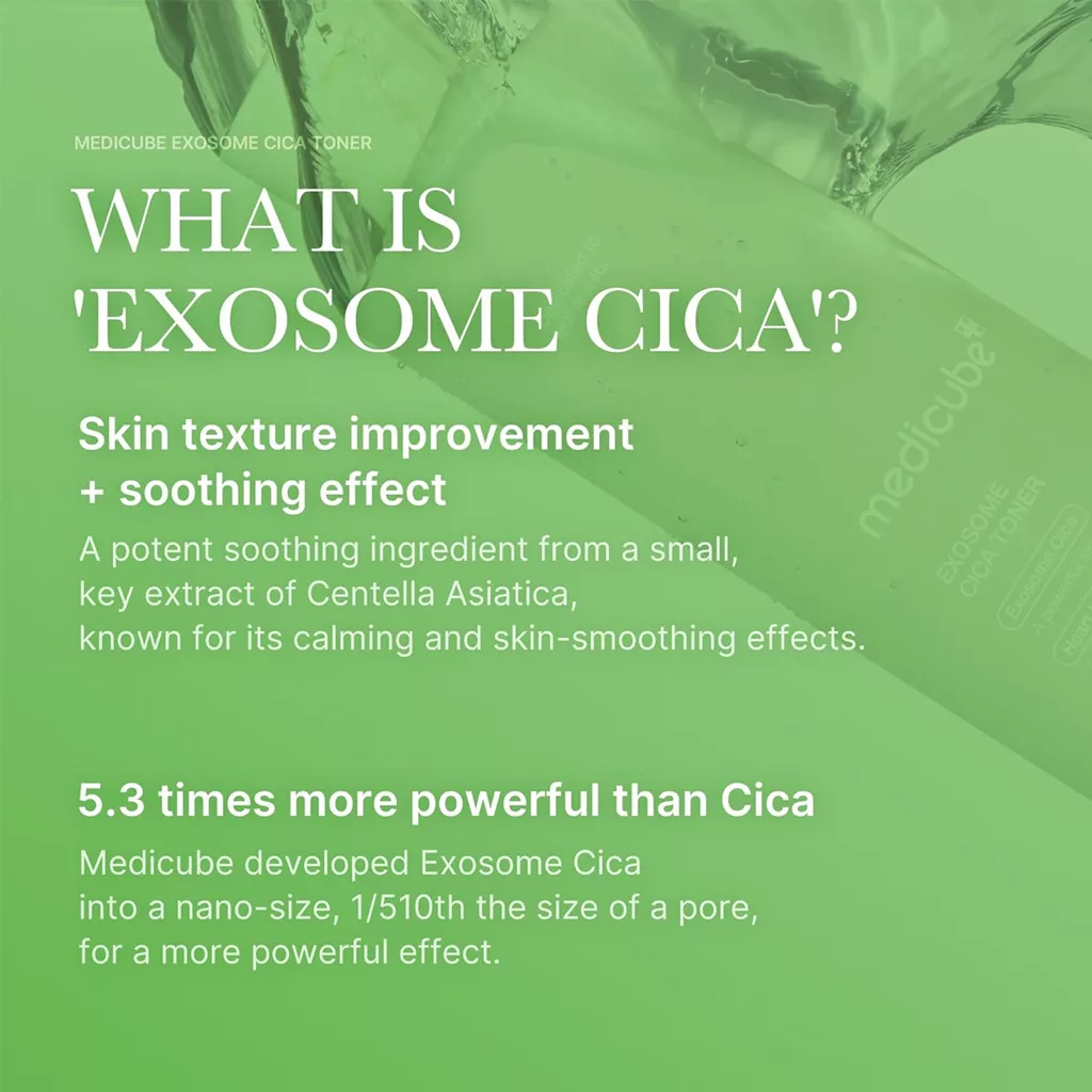 تونر سیکا اگزوزوم مدی کیوب CICA EXOSOME