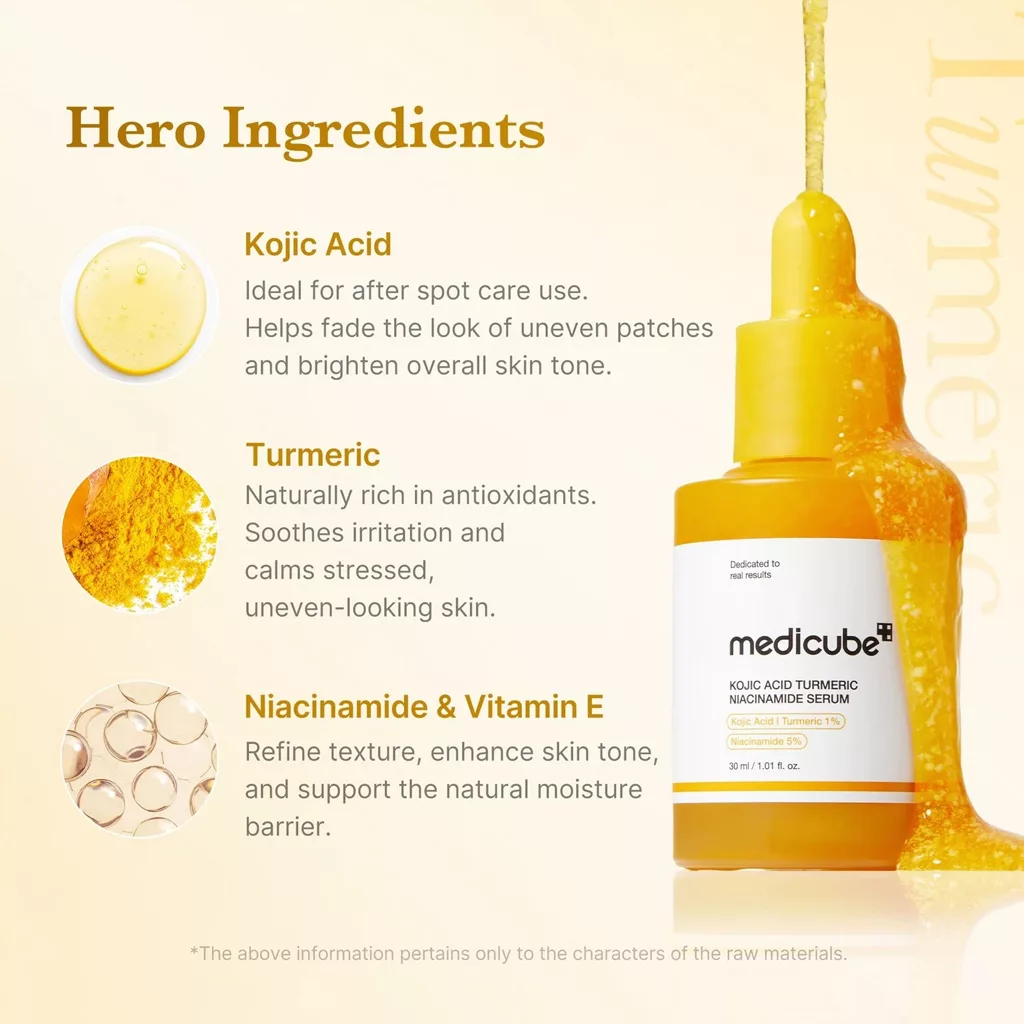 سرم روشن کننده کوچیک اسید مدی کیوب ترمریک نیاسینامید