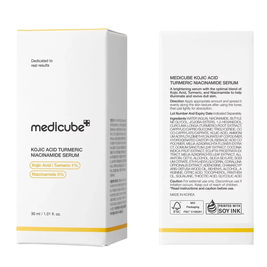 سرم روشن کننده کوچیک اسید مدی کیوب ترمریک نیاسینامید