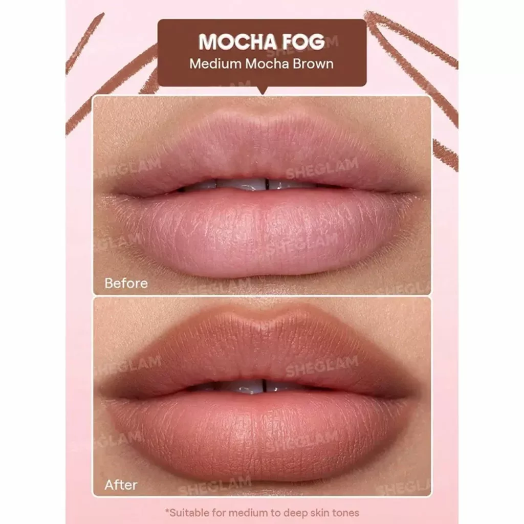 خط لب مدادی محو شیگلم