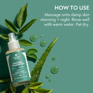 شوینده صورت نیچر اسپل نرمال تا چرب Bakuchiol رتینول طبیعی