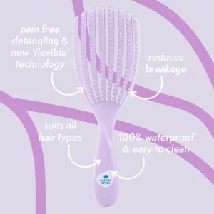 برس مو نیچر اسپل Lavender لوندر FlexiFlow Detangler