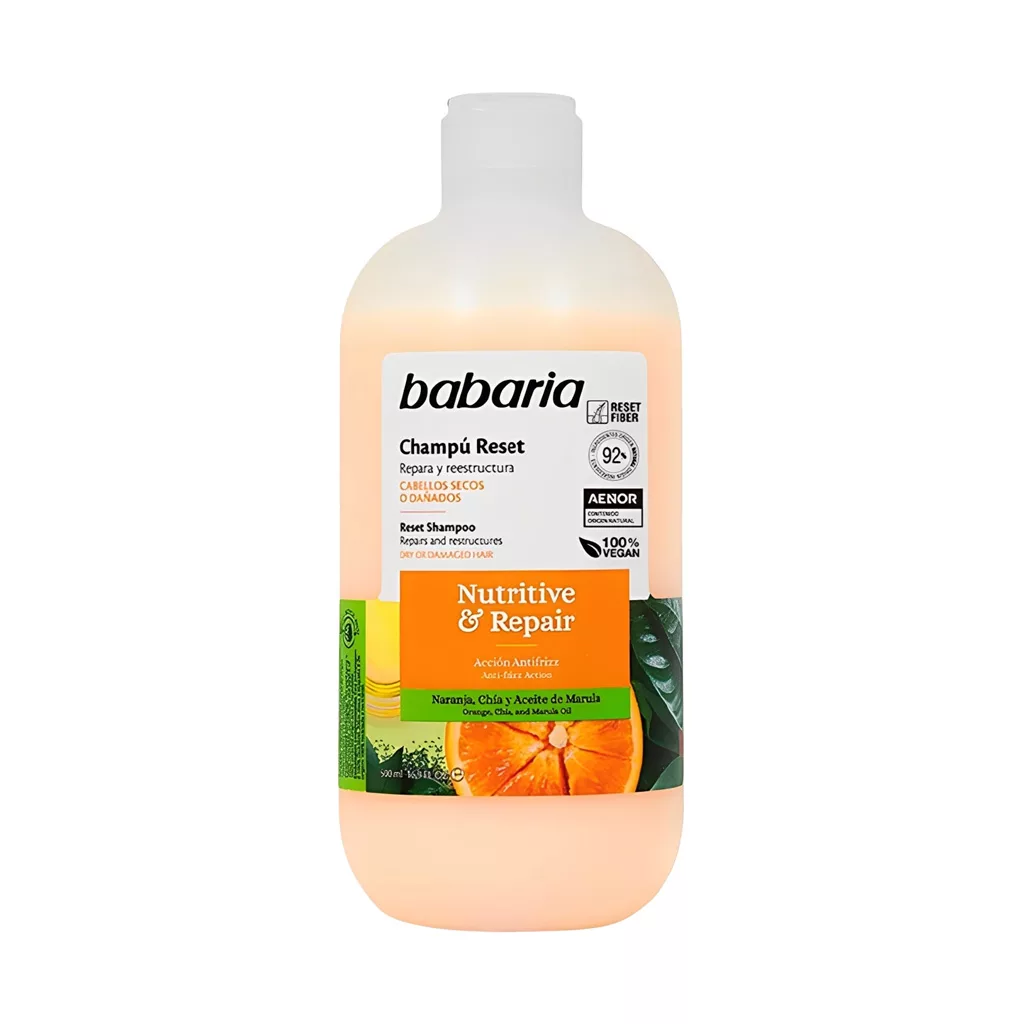 شامپو ترمیم کننده روغن مارولا و پرتقال باباریا