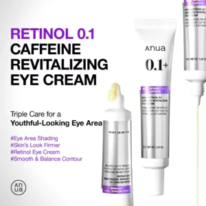 کرم دور چشم رتینول +0.1 آنوا کافئین