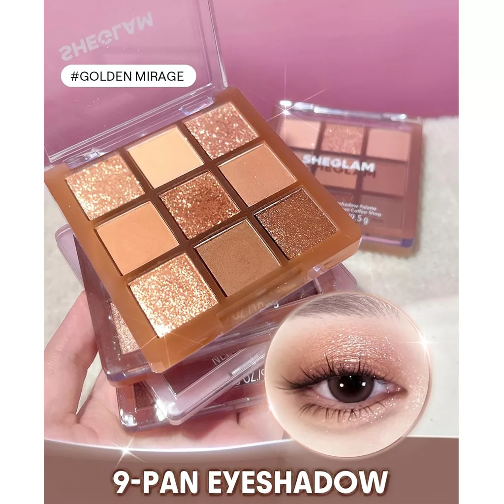 پالت سایه شیگلم 9تایی Golden Mrage
