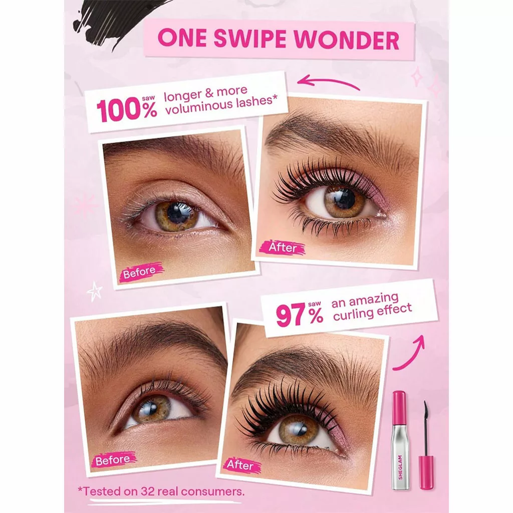 ریمل حجم دهنده و بلند کننده شیگلم صورتی ULTRA LASH LIFT