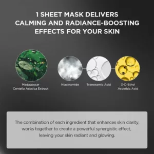 ماسک ورقه ای صورت سنتلا اسکین 1004 روشن کننده Brightening glow mask