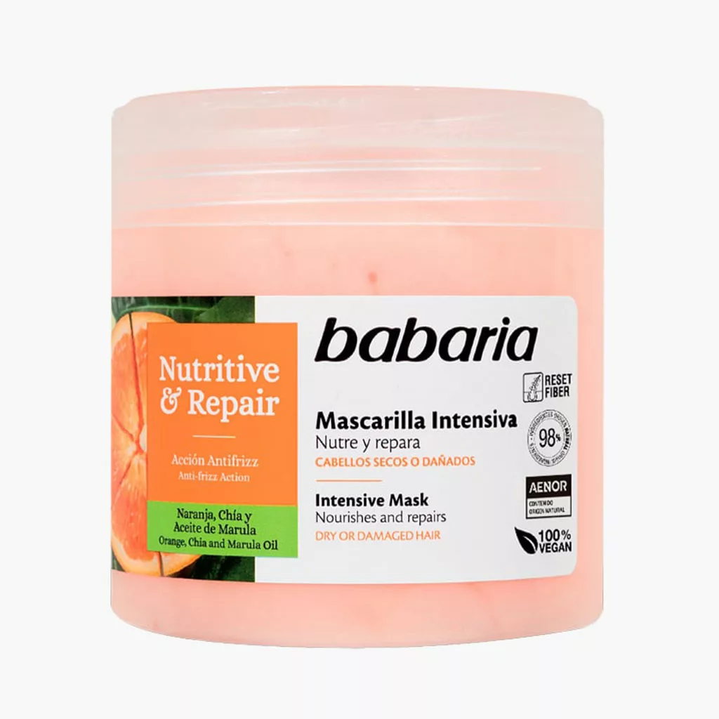 ماسک مو ترمیم کننده روغن مارولا و پرتقال باباریا