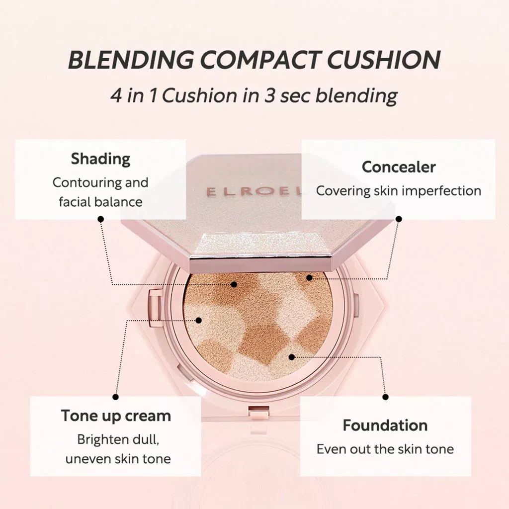 کوشن الروئل BLENDING COMPACT ٢ رنگ